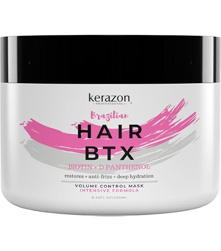 Amazon.com: KERAZON Brazilian Hair BTX Treatment Mask 8oz 236ml